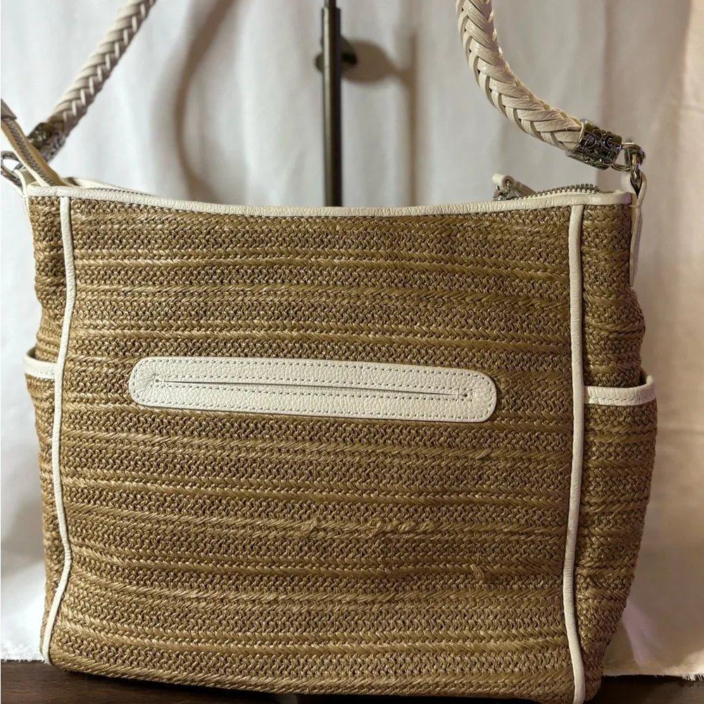 **Brighten your bag, white straw organizer - Picture 3 of 8